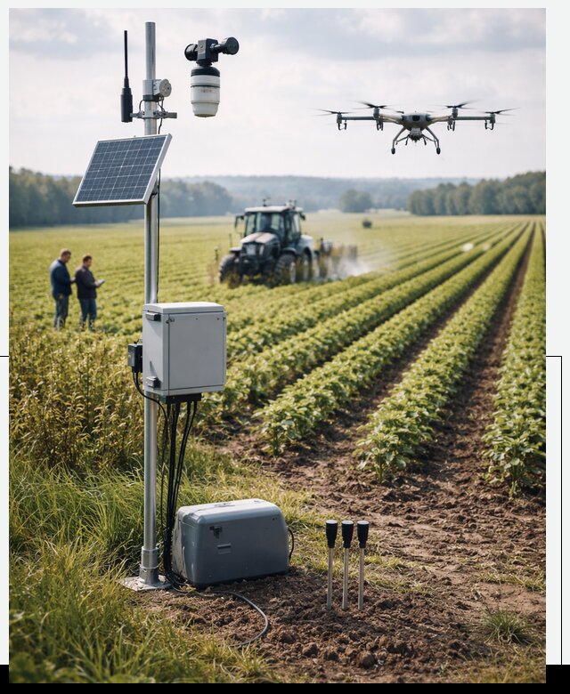 Разработка IoT мониторинга полей в Кирове от 8808 р. | АвикейКри