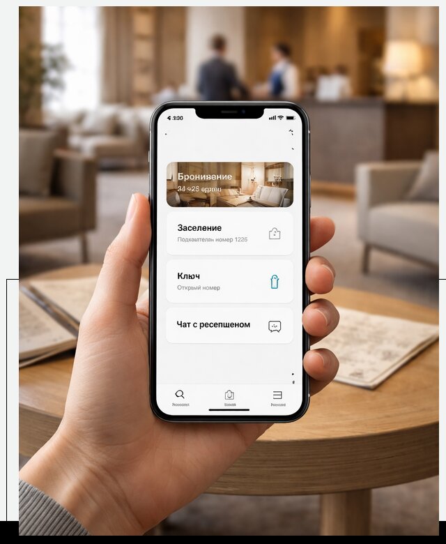 Мобильное приложение для гостей отеля в Кирове, управление сервисом